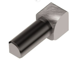 Schluter Rondec 90 Degree Inside Corner Brushed Chrome